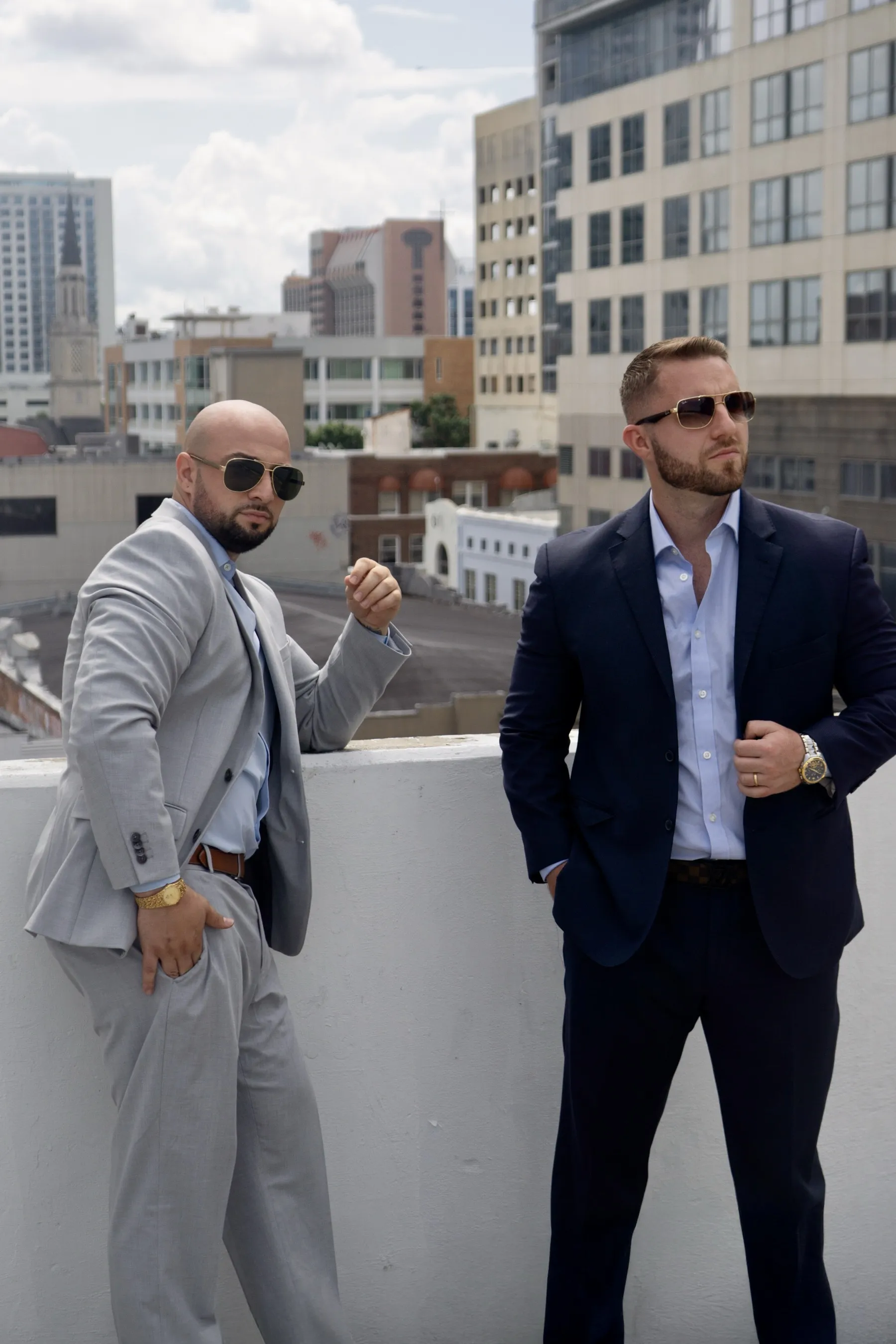 The two MK Alliance Group team leaders on a downtown Orlando rooftop